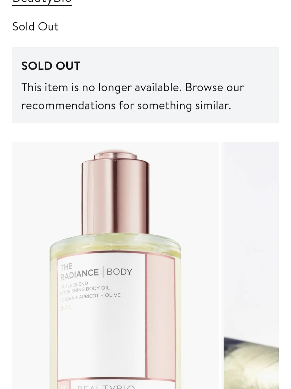 Beauty Bio The Radiance Body Nourishing Body Oil - Picture 2 of 4